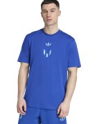 adidas Performance Tricou cu decolteu la baza gatului pentru fotbal Messi - Albastru royal