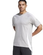 adidas Performance Tricou din bumbac pentru fotbal Tiro24 - Alb/Gri deschis