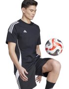 adidas Performance Tricou din bumbac pentru fotbal Tiro24 - Alb/Negru