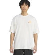 adidas Performance Tricou lejer cu imprimeu grafic pe partea din spate - pentru antrenament - Galben pai/Alb murdar/Roz pal