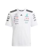 adidas Performance Tricou Motor sport Mercedes - Rosu/Negru/Alb optic