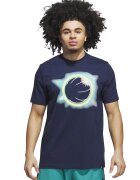 adidas Performance Tricou regular fit cu imprimeu grafic - Bleumarin