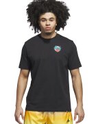 adidas Performance Tricou regular fit din bumbac pentru baschet - Negru