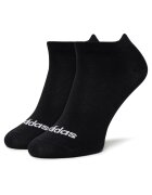 adidas Sosete scurte unisex - 3 perechi - negru -