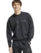 adidas Sportswear Bluza de trening cu decolteu la baza gatului si maneci cazute Z.N.E. - Negru