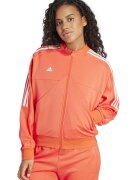 adidas Sportswear Bluza de trening cu fermoar si buzunare oblice - Alb/Portocaliu mandarina