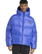 adidas Sportswear Geaca matlasata cu gluga - Albastru