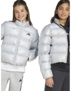 adidas Sportswear Geaca scurta matlasata cu buzunare laterale - Argintiu