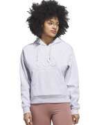 adidas Sportswear Hanorac cu buzunar kangaroo - Gri deschis/Bej
