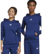 adidas Sportswear Hanorac cu buzunar kangaroo si logo - Alb/Albastru inchis