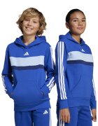 adidas Sportswear Hanorac cu buzunar kangaroo si logo - Alb/Albastru royal