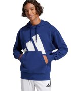 adidas Sportswear Hanorac cu imprimeu logo - Albastru inchis/Alb optic
