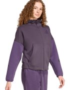 adidas Sportswear Hanorac cu maneci cazute si fermoar - Violet/Violet aubergine