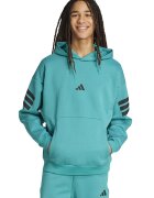adidas Sportswear Hanorac cu model in dungi Future Icons 3 - Negru/Turcoaz