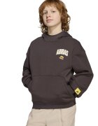 adidas Sportswear Hanorac din amestec de bumbac cu imprimeu Simpsons - Galben pal/Maro inchis/Alb murdar