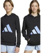 adidas Sportswear Hanorac din bumbac cu imprimeu logo - Negru/Albastru