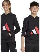 adidas Sportswear Hanorac din bumbac cu imprimeu logo - Rosu/Alb/Negru