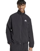 adidas Sportswear Jacheta cu fermoar si logo - Negru stins
