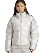 adidas Sportswear Jacheta cu vatelina si guler inalt - Gri deschis