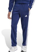 adidas Sportswear Pantaloni de trening cu slituri cu capse pe glezna - Albastru inchis/Alb optic