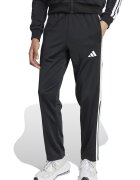adidas Sportswear Pantaloni de trening cu slituri cu capse pe glezna - Negru/Alb optic