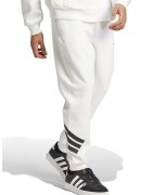 adidas Sportswear Pantaloni de trening din amestec de bumbac cu logo - Alb/Negru