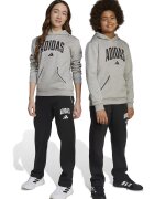 adidas Sportswear Pantaloni de trening drepti cu logo - Alb/Negru