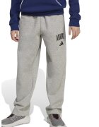 adidas Sportswear Pantaloni de trening drepti cu logo - Gri deschis melange