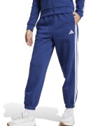 adidas Sportswear Pantaloni de trening lejeri cu talie inalta Essentials - Alb/Albastru inchis