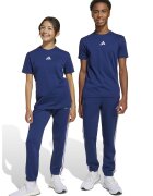 adidas Sportswear Pantaloni de trening regular fit cu benzi logo contrastante - Alb/Albastru inchis