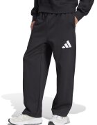 adidas Sportswear Pantaloni de trening relaxed-fit cu logo Essentials - Alb/Negru