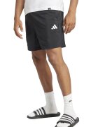 adidas Sportswear Pantaloni scurti cu buzunare laterale - Alb/Negru