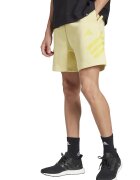 adidas Sportswear Pantaloni scurti relaxed fit din amestec de bumbac - Galben deschis