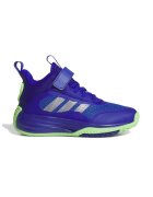 adidas Sportswear Pantofi Own The Game 3.0 cu bareta velcro pentru baschet - Albastru royal/Verde lime