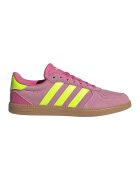 adidas Sportswear Pantofi sport Breaknet Sleek din piele intoarsa cu logo lateral - Roz inchis/Verde lime