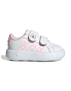 adidas Sportswear Pantofi sport cu velcro Minnie Mouse Grand - Alb/Roz deschis