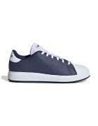 adidas Sportswear Pantofi sport de piele ecologica cu perforatii Advantage Base 2.0 - Bleumarin