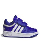 adidas Sportswear Pantofi sport de piele ecologica cu velcro Hoops - Alb/Albastru royal