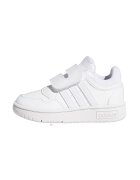 adidas Sportswear Pantofi sport de piele ecologica cu velcro Hoops - Alb optic