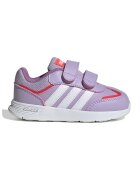 adidas Sportswear Pantofi sport de piele ecologica cu velcro Tensaur - Alb/Lila