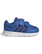 adidas Sportswear Pantofi sport de piele ecologica cu velcro Tensaur - Negru/Albastru inchis