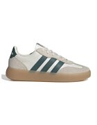 adidas Sportswear Pantofi sport de piele si piele intoarsa cu logo contrastant Barreda Decode - Verde englez/Alb murdar