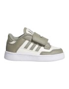 adidas Sportswear Pantofi sport din piele ecologica cu inchidere velcro Rapid Court - Alb/Kaki