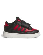 adidas Sportswear Pantofi sport din piele ecologica cu inchidere velcro Rapid Court - Rosu/Negru