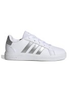 adidas Sportswear Pantofi sport din piele ecologica Grand Court 2.0 - Alb/Argintiu