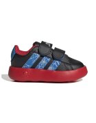 adidas Sportswear Pantofi sport Grand Court cu model Spider-Man - Negru/Rosu vermillion/Albastru deschis
