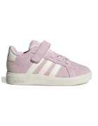 adidas Sportswear Pantofi sport Grand Court cu velcro - Alb murdar/Roz