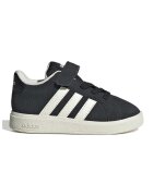 adidas Sportswear Pantofi sport Grand Court cu velcro - Negru/Alb murdar