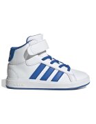 adidas Sportswear Pantofi sport mid-high din piele ecologica Grand Court - Alb/Albastru royal