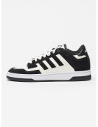adidas Sportswear Pantofi sport Rapid Court cu garnituri din piele intoarsa - Alb/Negru